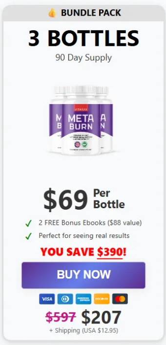 Three‑bottle bundle with special pricing and free shipping badge